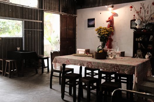 Locals & Nomads Natural Wine Bar & Shop inside the restaurant